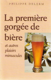 La première gorgée de bière 